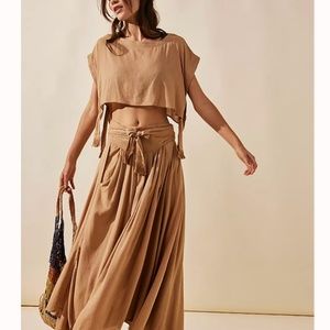 NWT Free People Sundown Skirt set